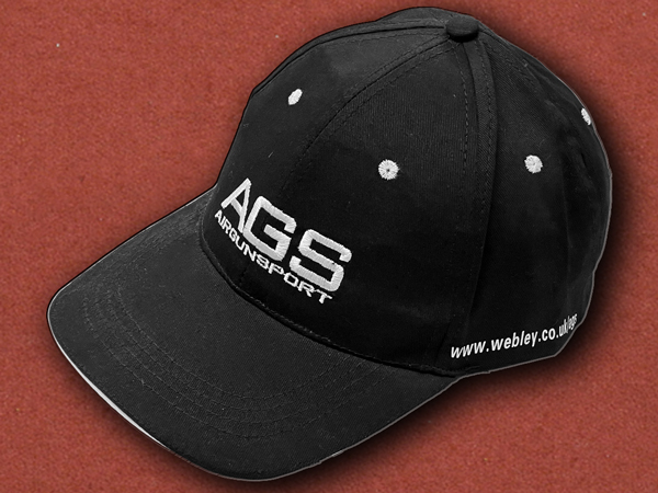 [AGS] Black & White Airgunsport Embroidered Baseball Cap